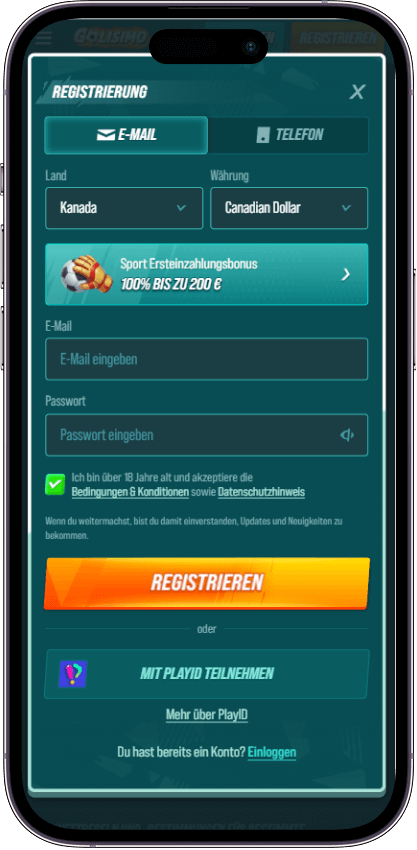 Golisimo Casino Registrierung